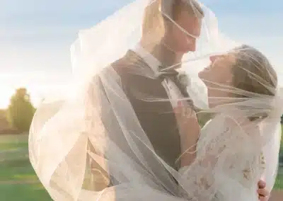 Newly weds celebrate wedding at Great Meadow