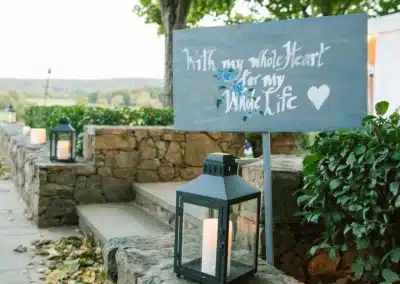 Wedding ceremony held at Great Meadow